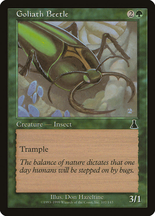 MTG Card Title: Goliath Beetle UDS/107