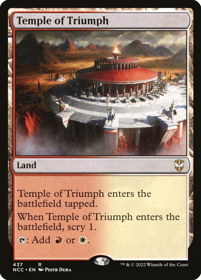 MTG Card Title: Temple of Triumph NCC/437