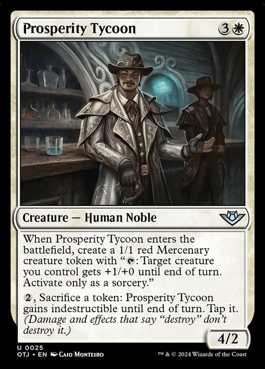 MTG Card Title: Prosperity Tycoon OTJ/25