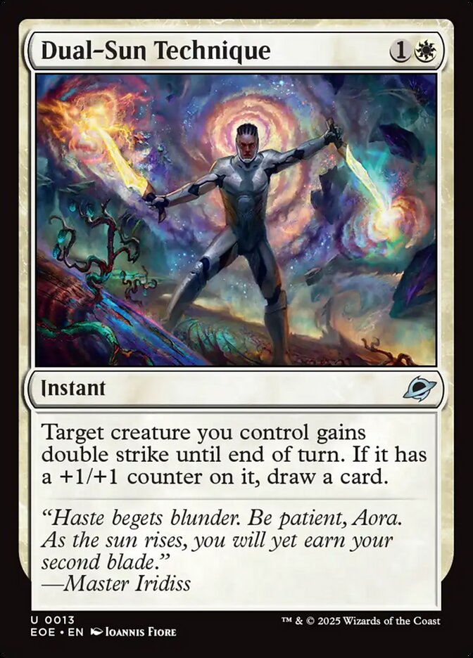 MTG Card Title: Dual-Sun Technique EOE/13