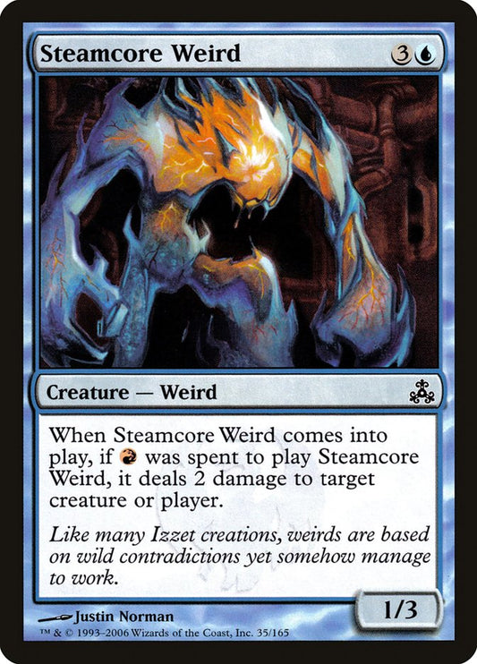 MTG Card Title: Steamcore Weird GPT/35