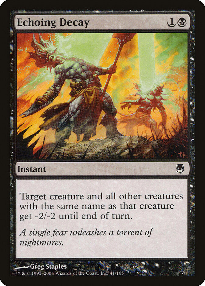 MTG Card Title: Echoing Decay DST/41