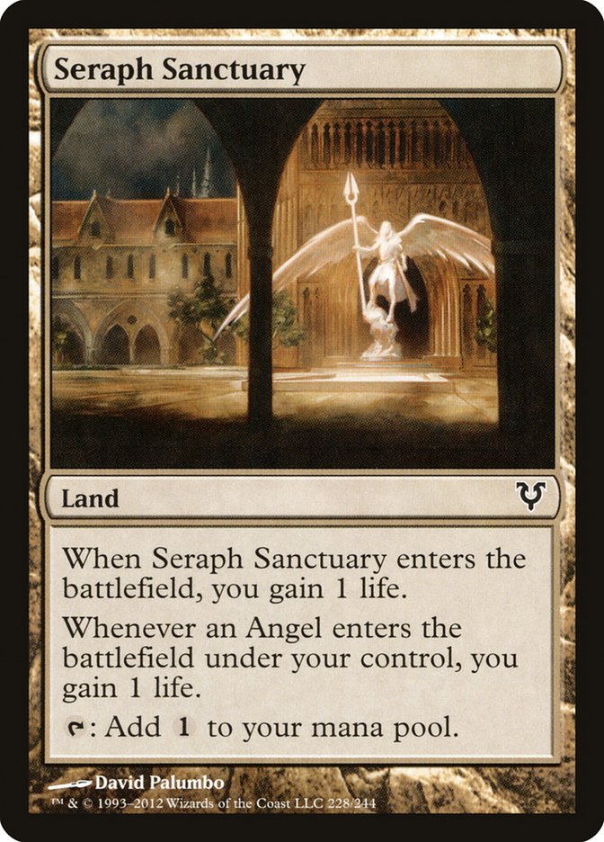 MTG Card Title: Seraph Sanctuary AVR/228