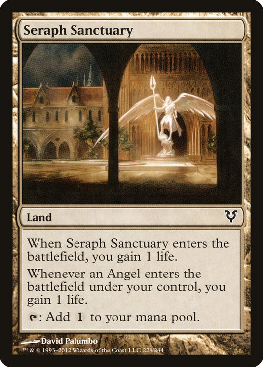 MTG Card Title: Seraph Sanctuary AVR/228