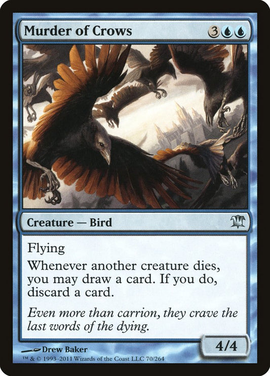 MTG Card Title: Murder of Crows ISD/70