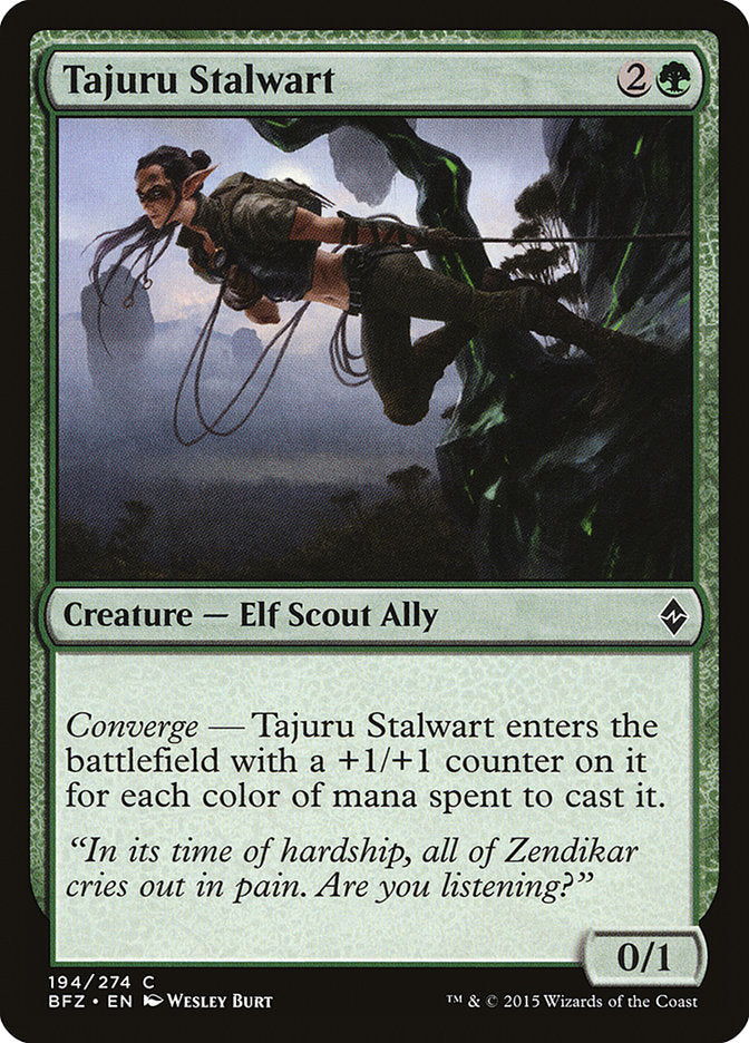 MTG Card Title: Tajuru Stalwart BFZ/194