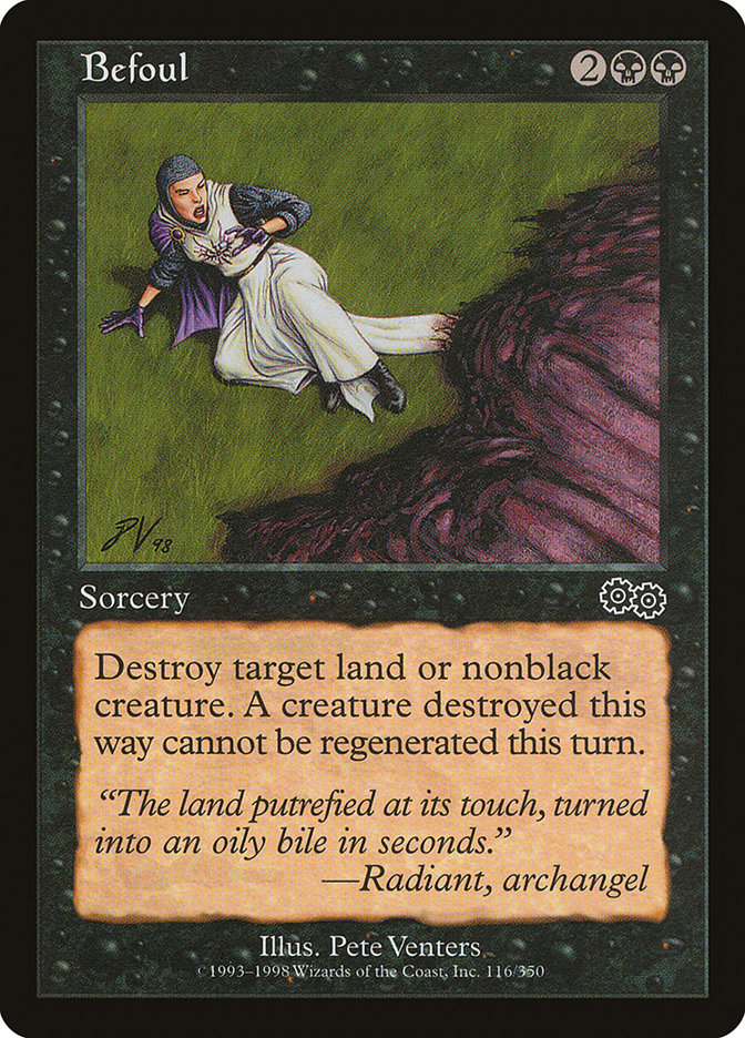 MTG Card Title: Befoul USG/116