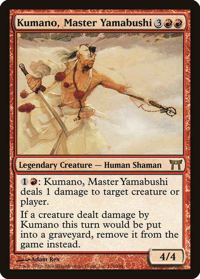 MTG Card Title: Kumano, Master Yamabushi CHK/176