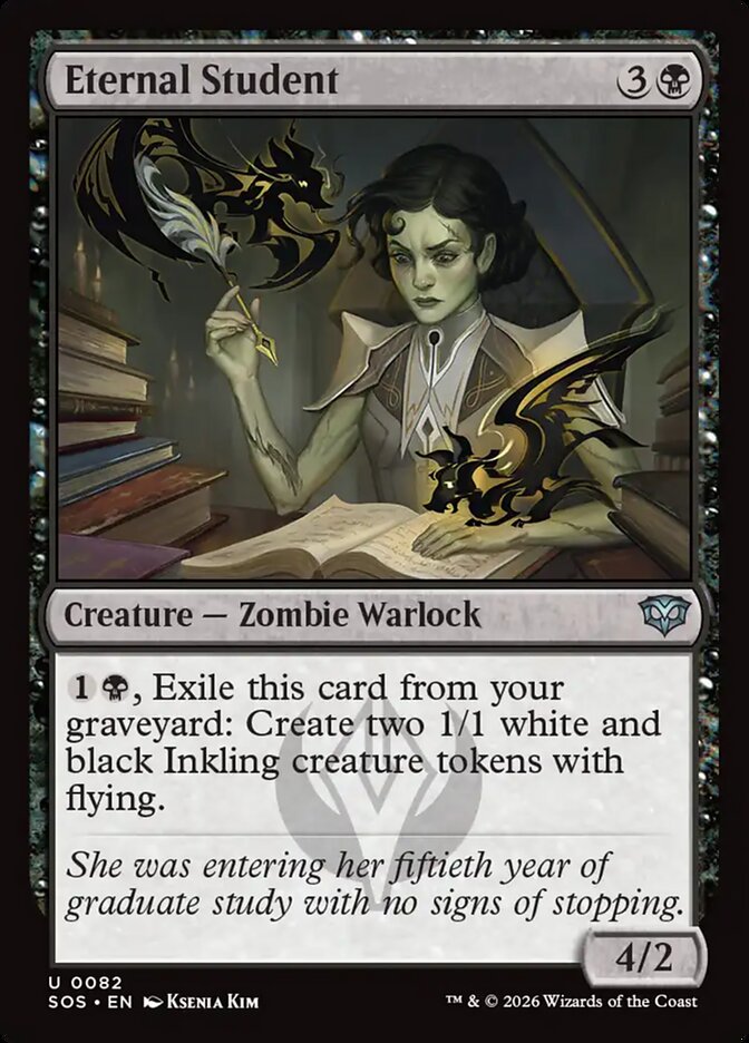 MTG Card Title: Eternal Student SOS/82