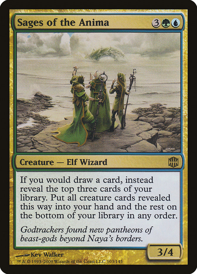 MTG Card Title: Sages of the Anima ARB/103