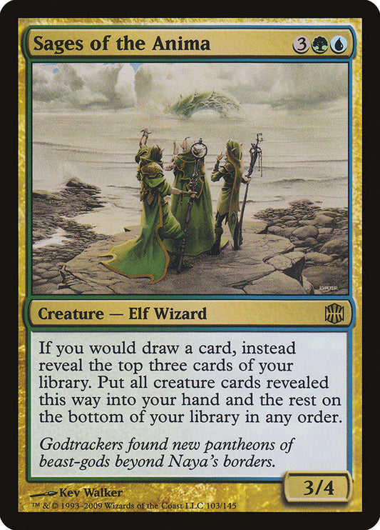 MTG Card Title: Sages of the Anima ARB/103
