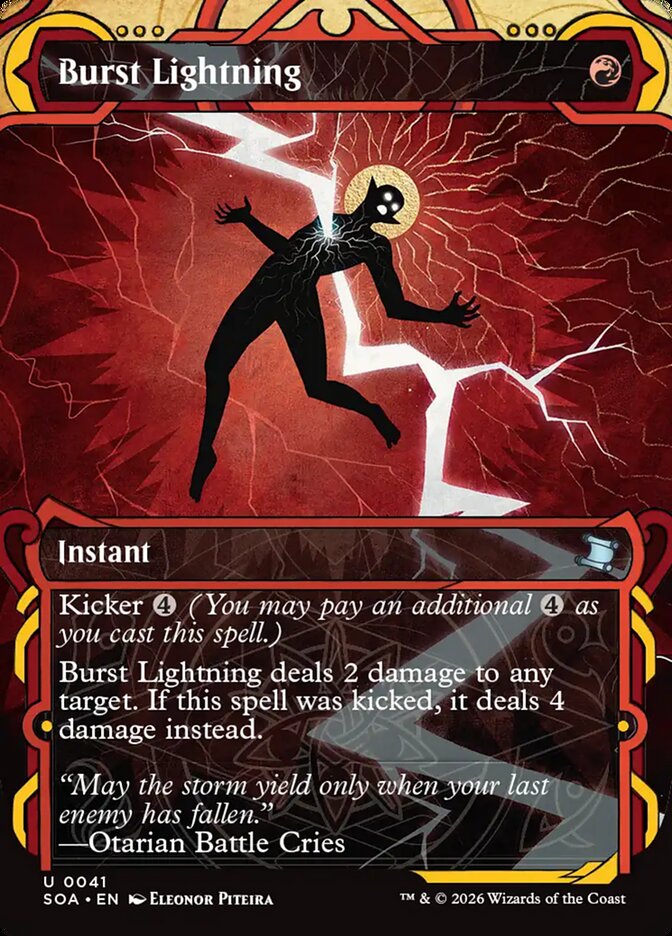 MTG Card Title: Burst Lightning SOA/41
