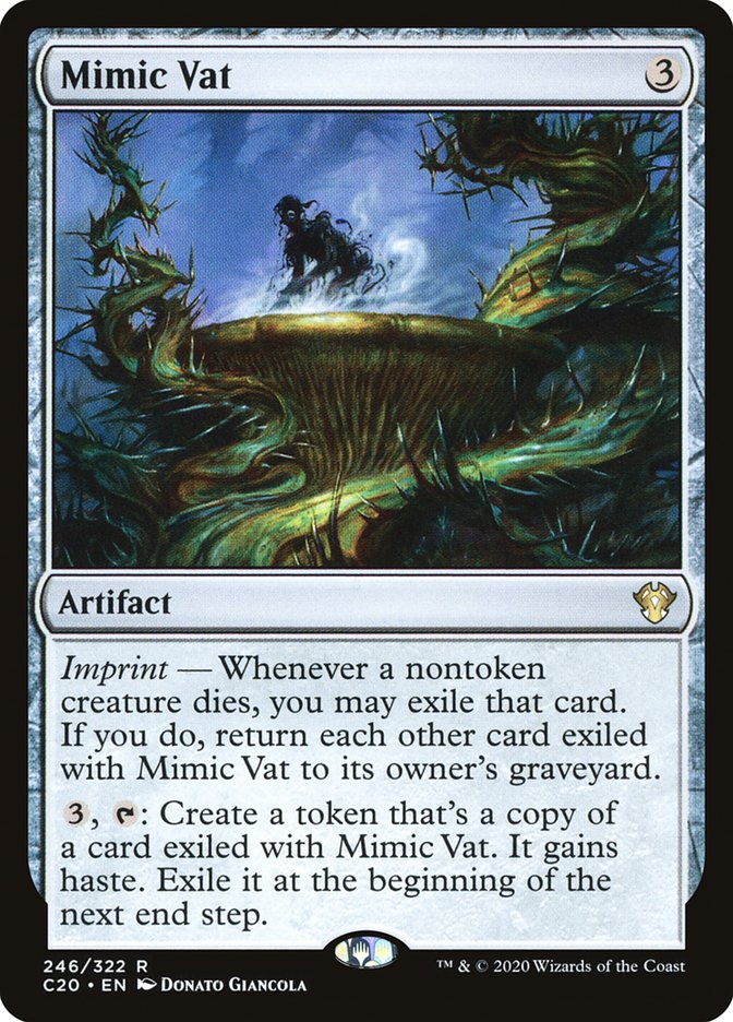 MTG Card Title: Mimic Vat C20/246