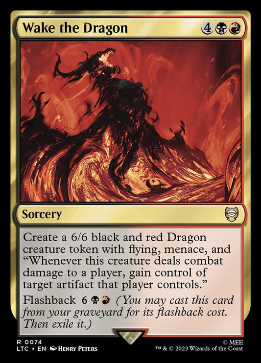 MTG Card Title: Wake the Dragon LTC/74