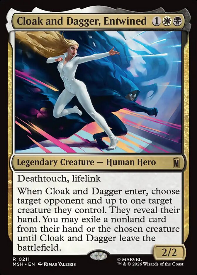 MTG Card Title: Cloak and Dagger, Entwined MSH/211