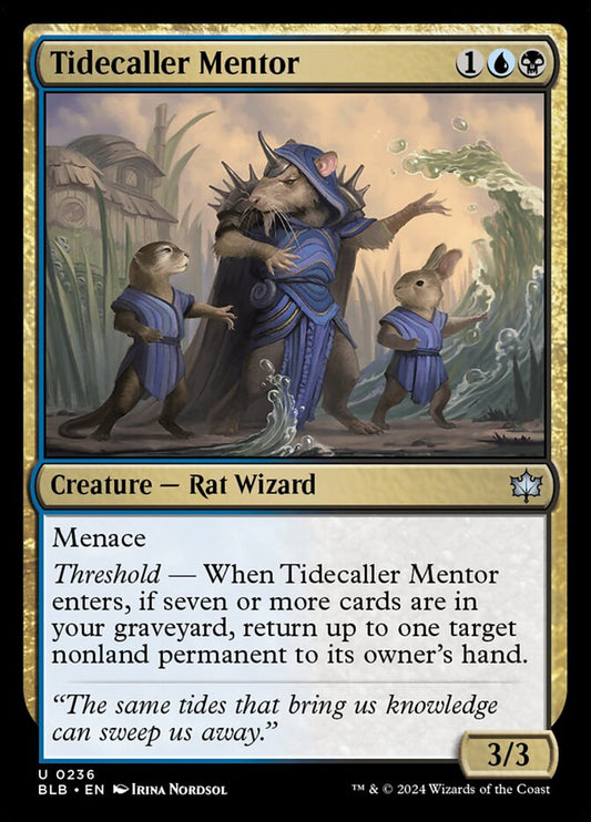 MTG Card Title: Tidecaller Mentor BLB/236