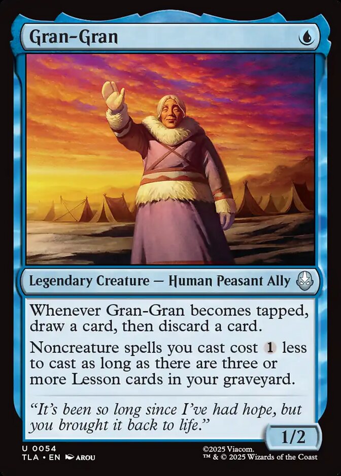 MTG Card Title: Gran-Gran TLA/54