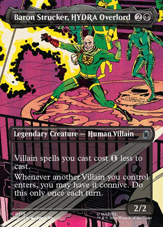 MTG Card Title: Baron Strucker, HYDRA Overlord MSH/315