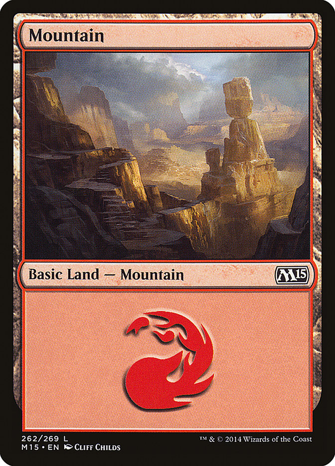 MTG Card Title: Mountain M15/262