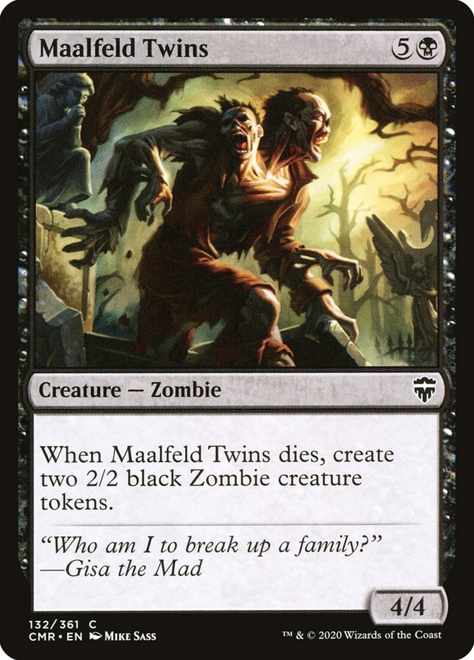 MTG Card Title: Maalfeld Twins CMR/132