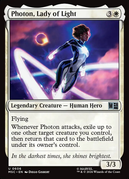MTG Card Title: Photon, Lady of Light MSC/606