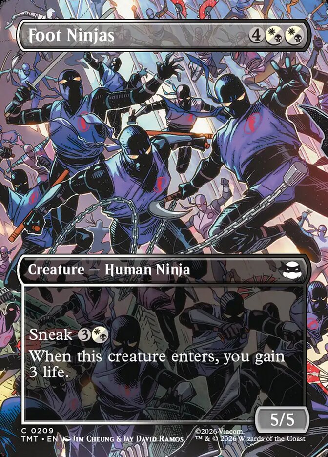MTG Card Title: Foot Ninjas TMT/209