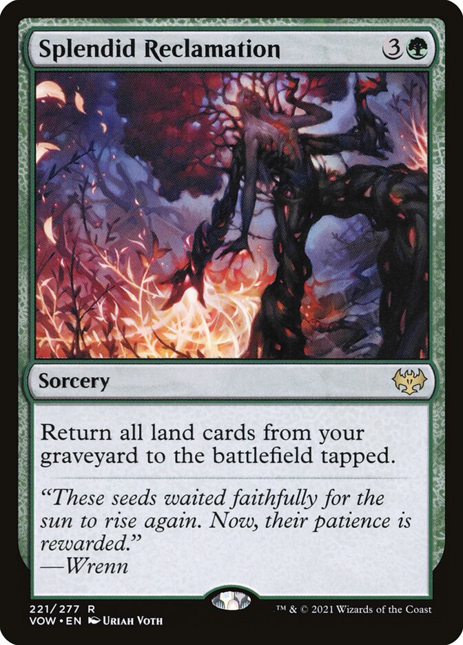 MTG Card Title: Splendid Reclamation VOW/221