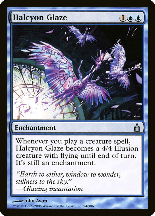 MTG Card Title: Halcyon Glaze RAV/54