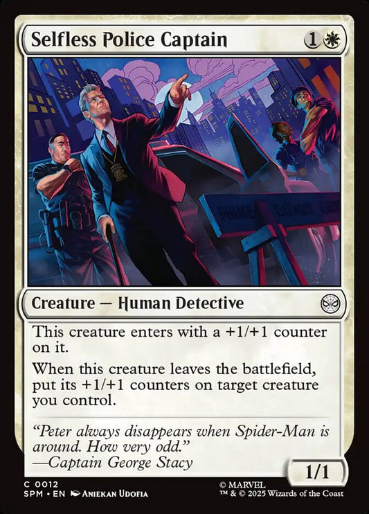 MTG Card Title: Selfless Police Captain SPM/12