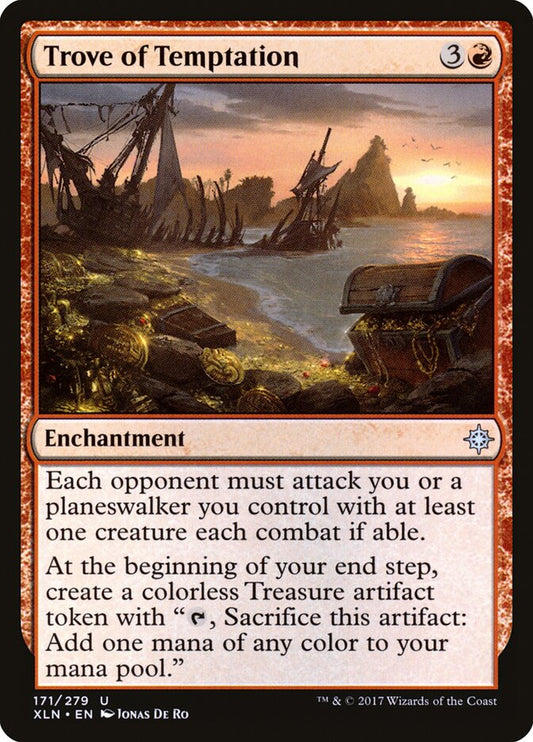 MTG Card Title: Trove of Temptation XLN/171