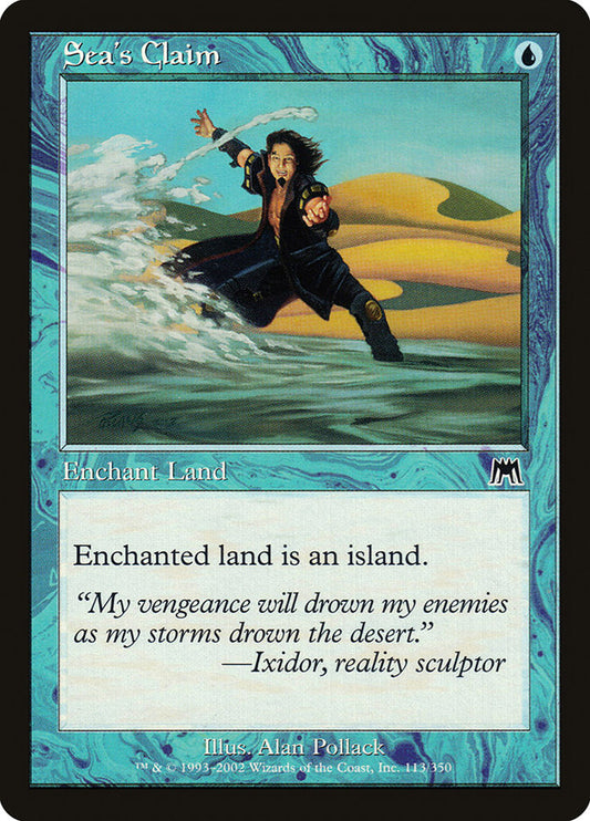 MTG Card Title: Sea's Claim ONS/113