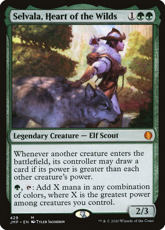 MTG Card Title: Selvala, Heart of the Wilds JMP/429