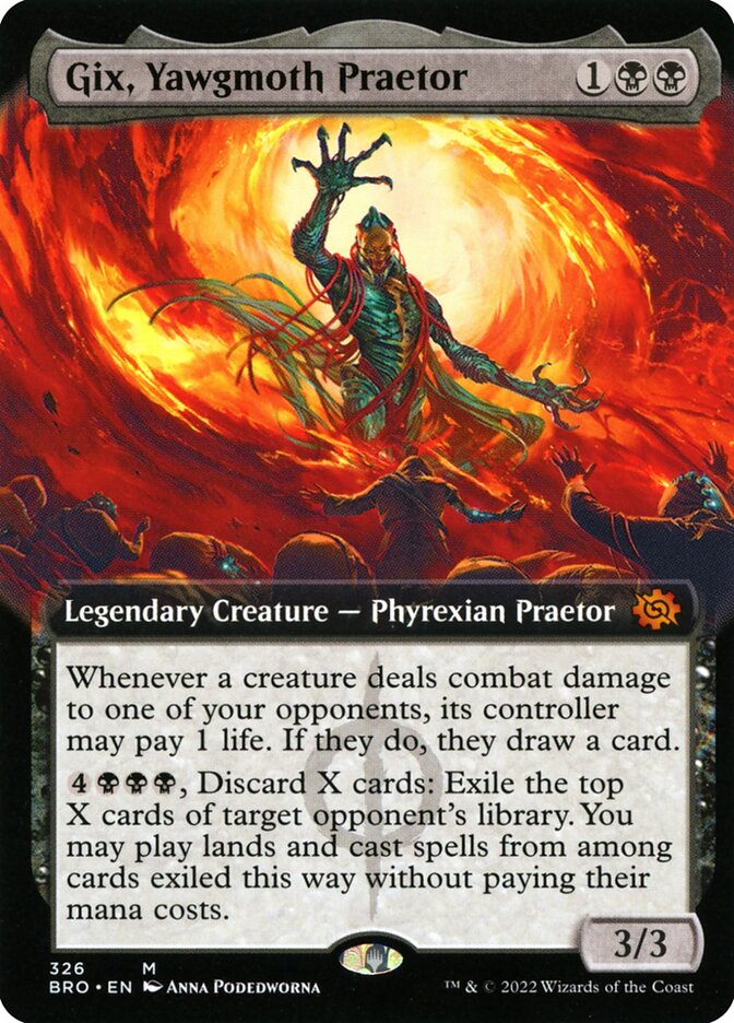 MTG Card Title: Gix, Yawgmoth Praetor BRO/326