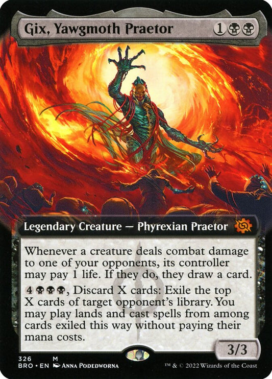MTG Card Title: Gix, Yawgmoth Praetor BRO/326