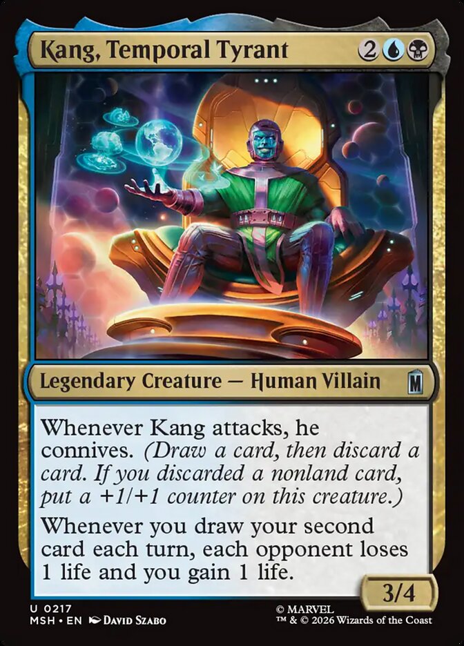 MTG Card Title: Kang, Temporal Tyrant MSH/217