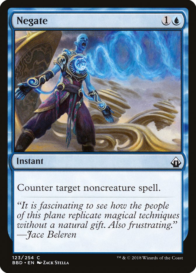 MTG Card Title: Negate BBD/123