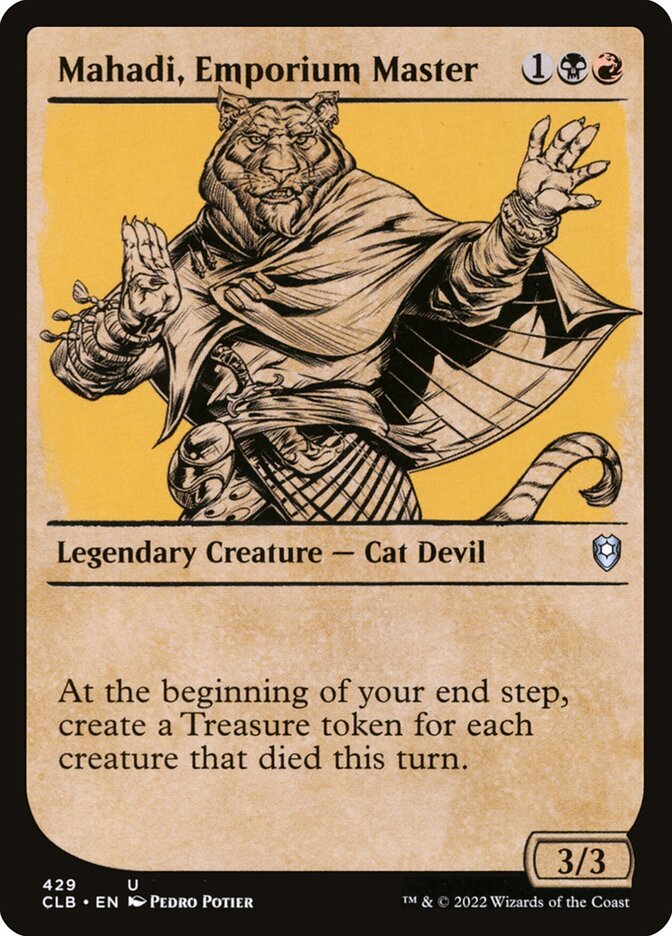 MTG Card Title: Mahadi, Emporium Master CLB/429