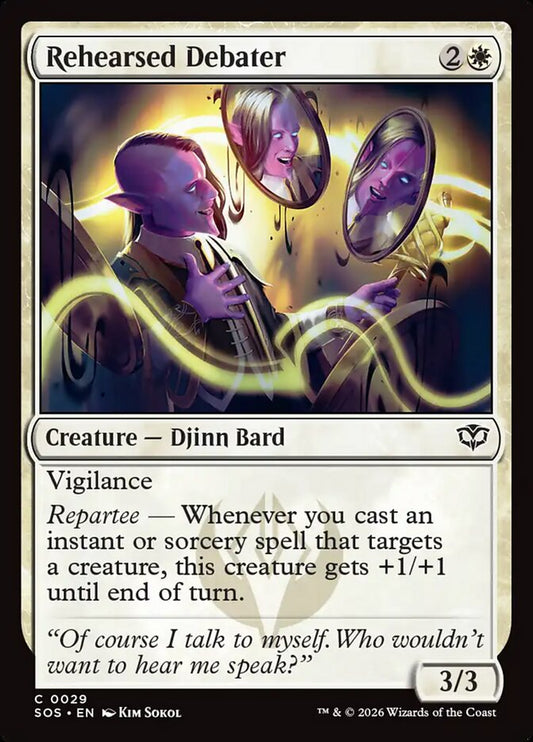 MTG Card Title: Rehearsed Debater SOS/29