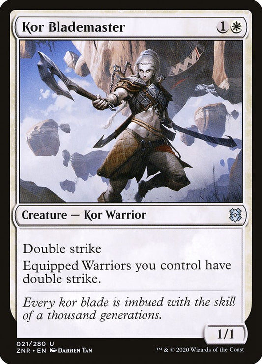 MTG Card Title: Kor Blademaster ZNR/21