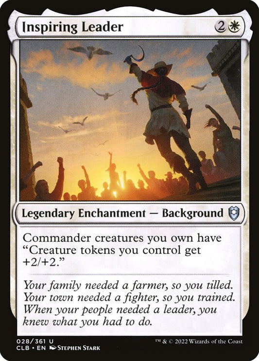 MTG Card Title: Inspiring Leader CLB/28