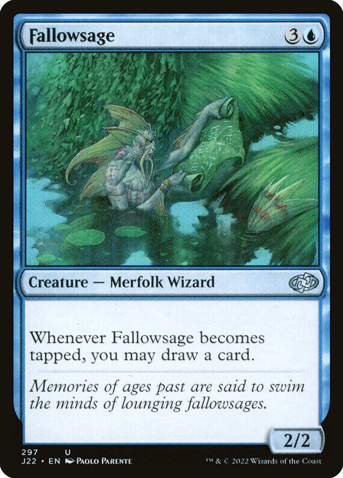 MTG Card Title: Fallowsage J22/297