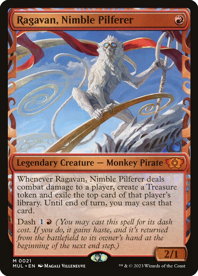 MTG Card Title: Ragavan, Nimble Pilferer MUL/21