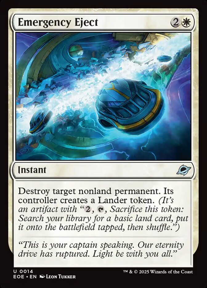 MTG Card Title: Emergency Eject EOE/14