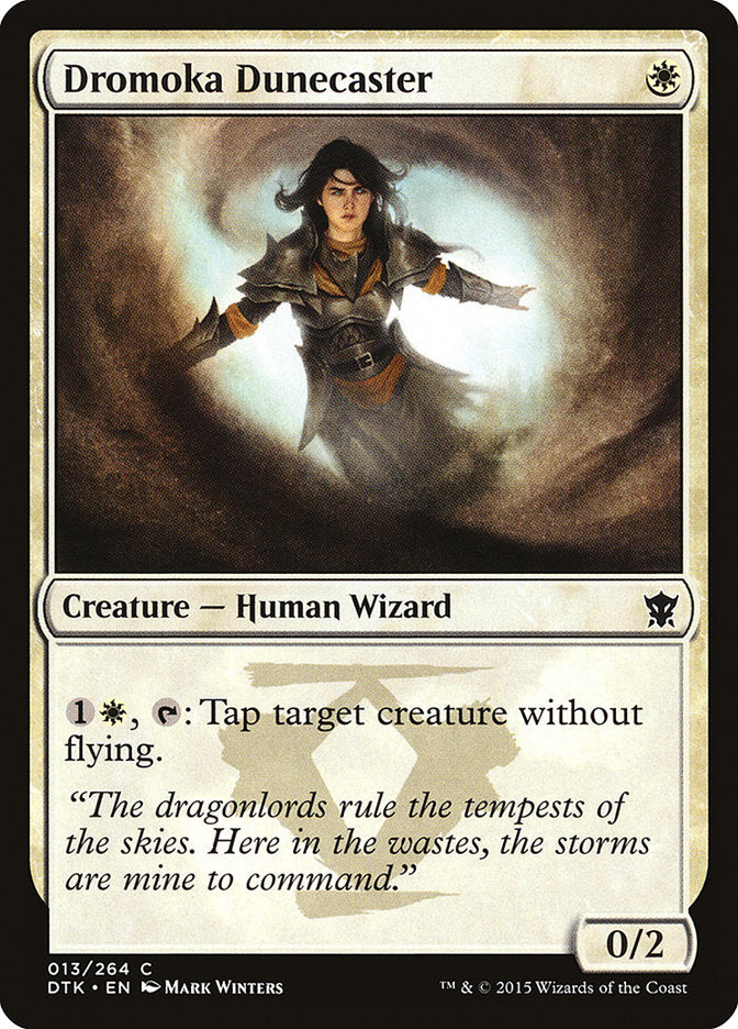 MTG Card Title: Dromoka Dunecaster DTK/13