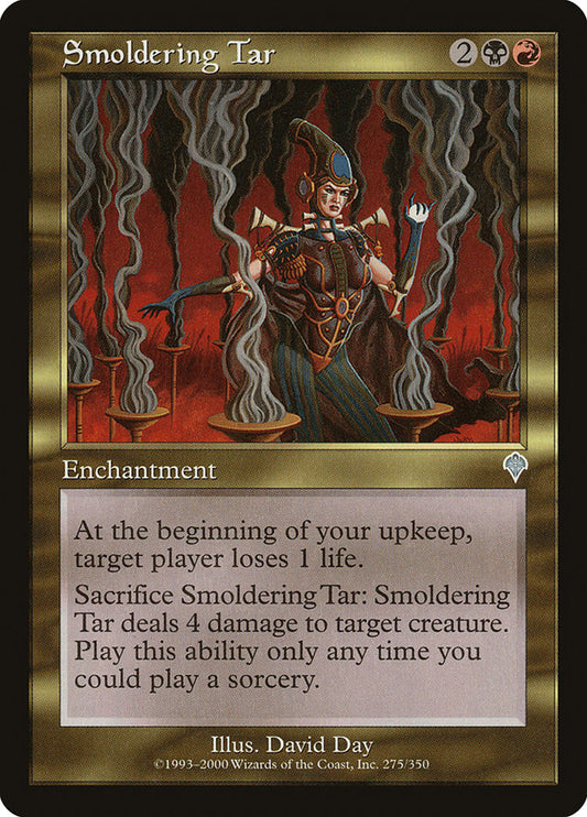 MTG Card Title: Smoldering Tar INV/275