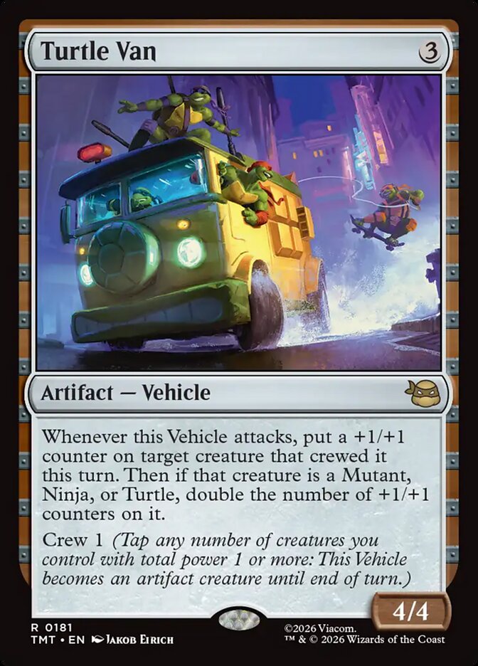 MTG Card Title: Turtle Van TMT/181