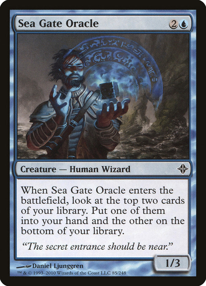 MTG Card Title: Sea Gate Oracle ROE/85