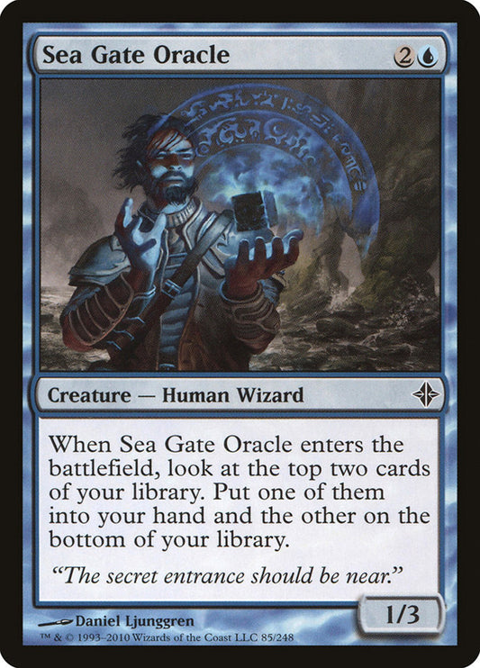 MTG Card Title: Sea Gate Oracle ROE/85