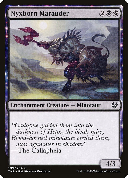 MTG Card Title: Nyxborn Marauder THB/109