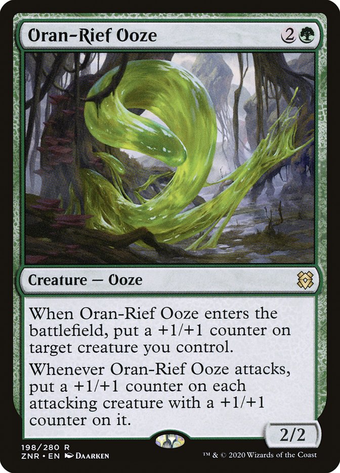 MTG Card Title: Oran-Rief Ooze ZNR/198
